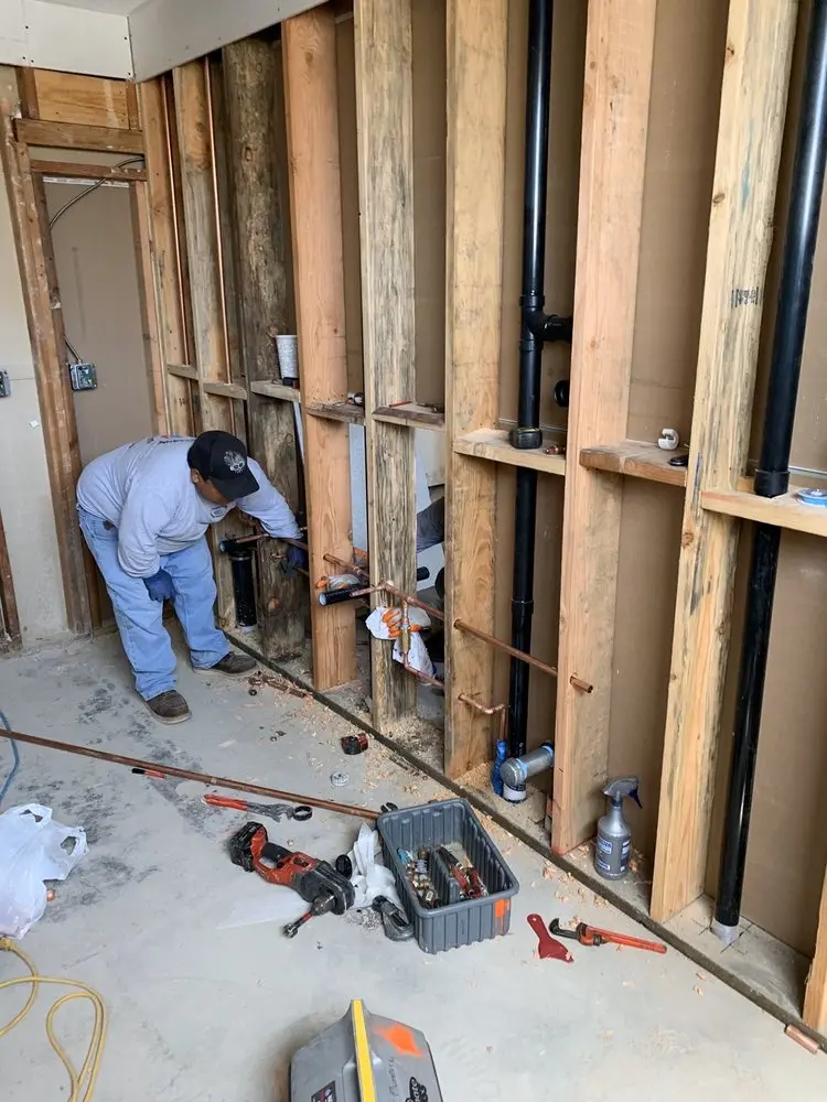 Commercial rough-in plumbing for Water Heater Replacement in Lockport
